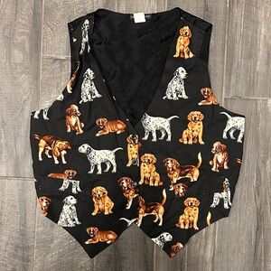 Saddle River Dog Patterned Vest